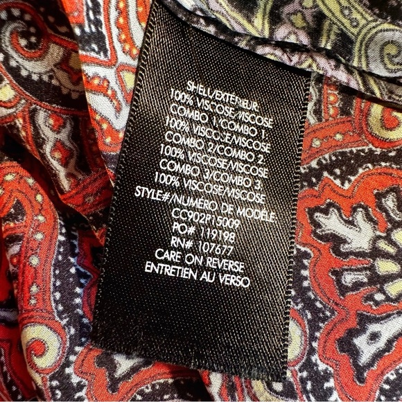 Alice + Olivia Multicolor Patterned Blouse - Picture 12 of 16